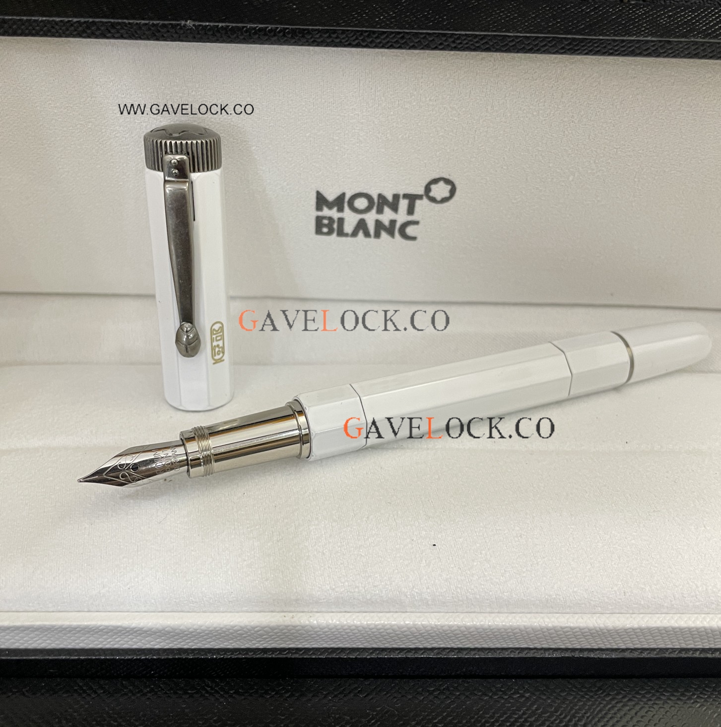 Luxury Copy Egyptomania Montblanc Fountian Pen White